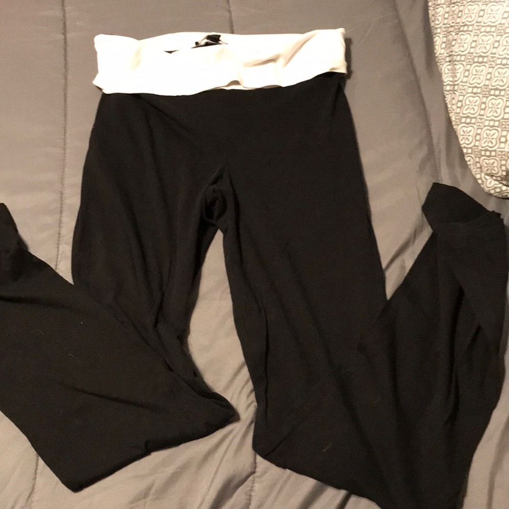 Yoga fold over pants!